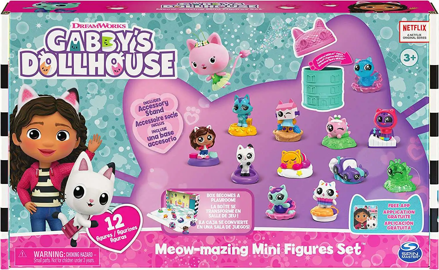 Gabby's Dollhouse Meow-Mazing Exclusive Mini Figure 12-Pack Set