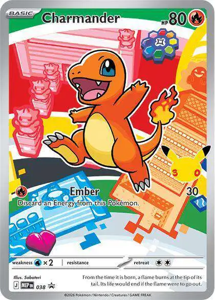 Pokemon Trading Card Game Mega Evolution Promo Promo Charmander MEP038