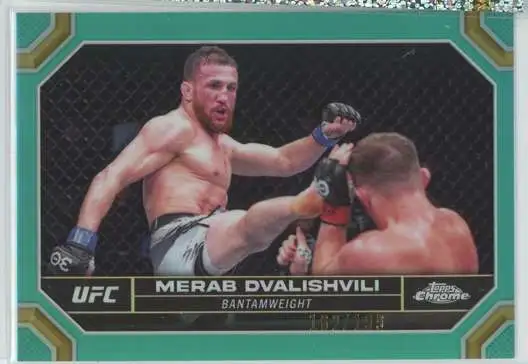 2024 Topps Chrome UFC 162/199 Merab Dvalidhvili #135 [Teal]
