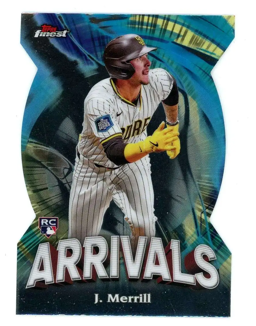 MLB 2024 Topps Finest Baseball Arrivals Jackson Merrill A-24 [Rookie]