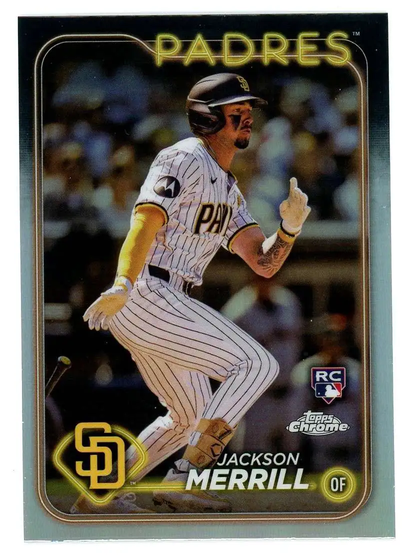 MLB 2024 Topps Chrome Baseball Refractor Jackson Merrill #207 [Rookie]