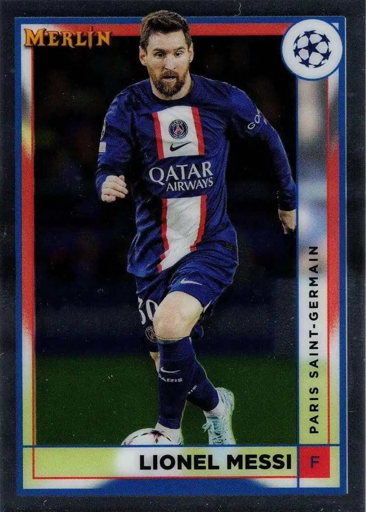 Soccer 2022-23 Topps Merlin Chrome UEFA Lionel Messi #104