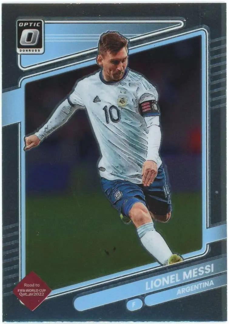 Lionel Messi (3) Assorted Soccer Cards &/or Sticker Cards Gift Pack