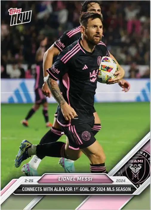 MLS 2024 NOW Soccer Lionel Messi #9 [Connects with Alba for 1st Goal of 2024 Season]