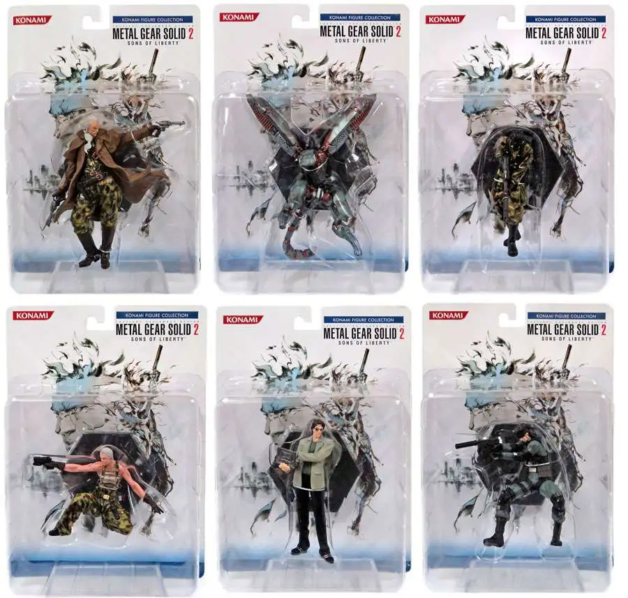 Metal Gear Solid 2 Sons of Liberty PVC Art Statues Series 1 Metal 