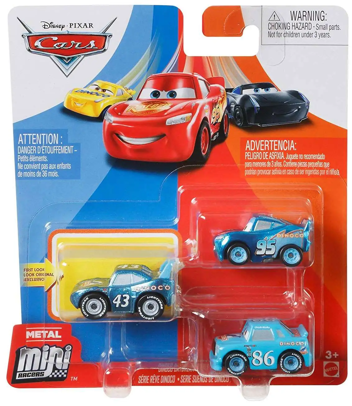 cars mini racers 3 pack