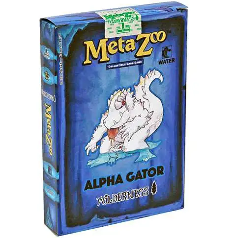 MetaZoo Trading Card Game Cryptid Nation Base Set Alpha Gator Wilderness Theme Deck [1st Edition]