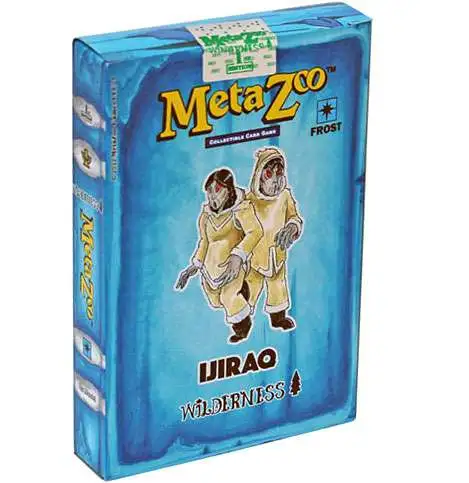 MetaZoo Trading Card Game Cryptid Nation Base Set Ijiraq Wilderness Theme Deck [1st Edition]