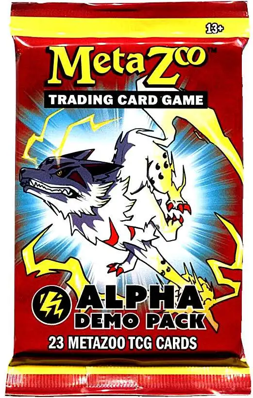 MetaZoo Alpha LIGHTNING Demo Deck Pack [23 Cards]