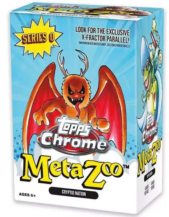 MetaZoo Trading Card Game Chrome Series 0 Cryptid Nation Trading Card BLASTER Box [4 Packs]