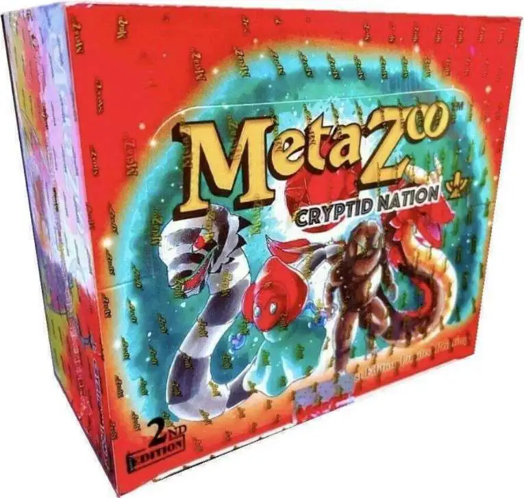 MetaZoo Trading Card Game Cryptid Nation Base Set Booster Box [2nd Edition, 36 Packs]