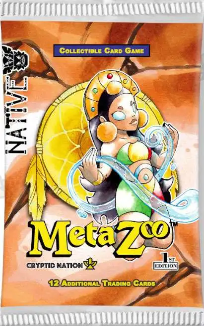 MetaZoo Trading Card Game Cryptid Nation Native Booster Pack [1st Edition, 12 Cards]