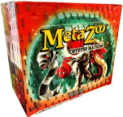 MetaZoo Trading Card Game Cryptid Nation Base Set Booster Box [1st Edition, 36 Packs]