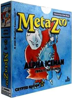 MetaZoo Trading Card Game Cryptid Nation Base Set Alpha Iceman Tribal Theme Deck [1st Edition]