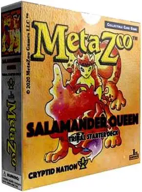 MetaZoo Trading Card Game Cryptid Nation Base Set Salamander Queen Tribal Theme Deck [1st Edition]