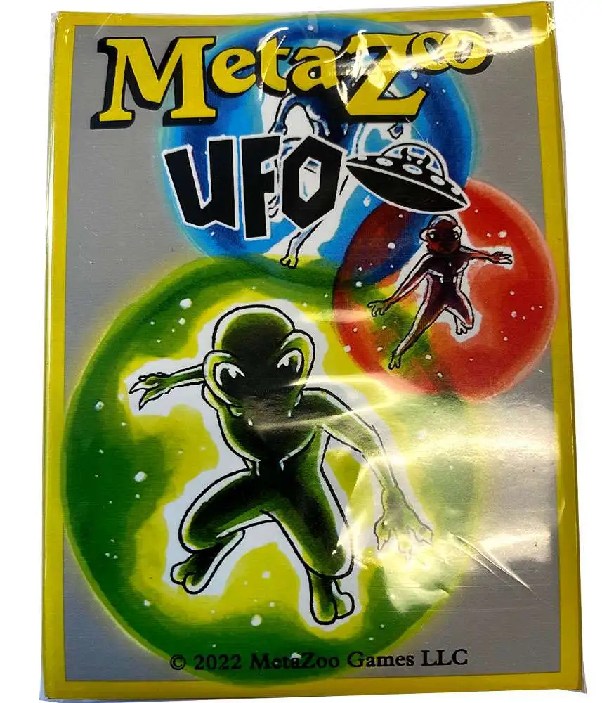 MetaZoo Trading Card Game Cryptid Nation UFO Card Sleeves [60 Count]