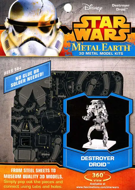 Metal Earth Star Wars Destroyer Droid 3D Metal Model Kit