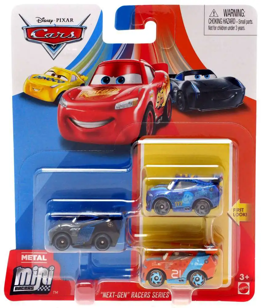 Disney Pixars Cars mini Racer 3er Set Neu OVP Next-Gen Racere Series 