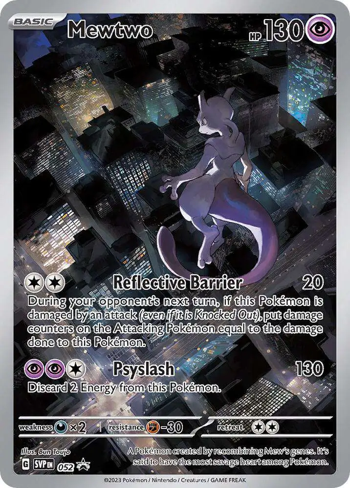 Pokemon Scarlet Violet 151 Single Card Promo Mewtwo SVP052 - ToyWiz