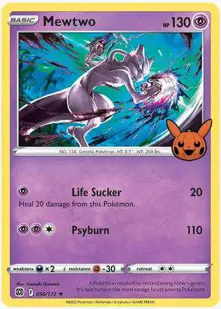 Mewtwo - 056/172 Holo Rare - Pokemon Halloween Set