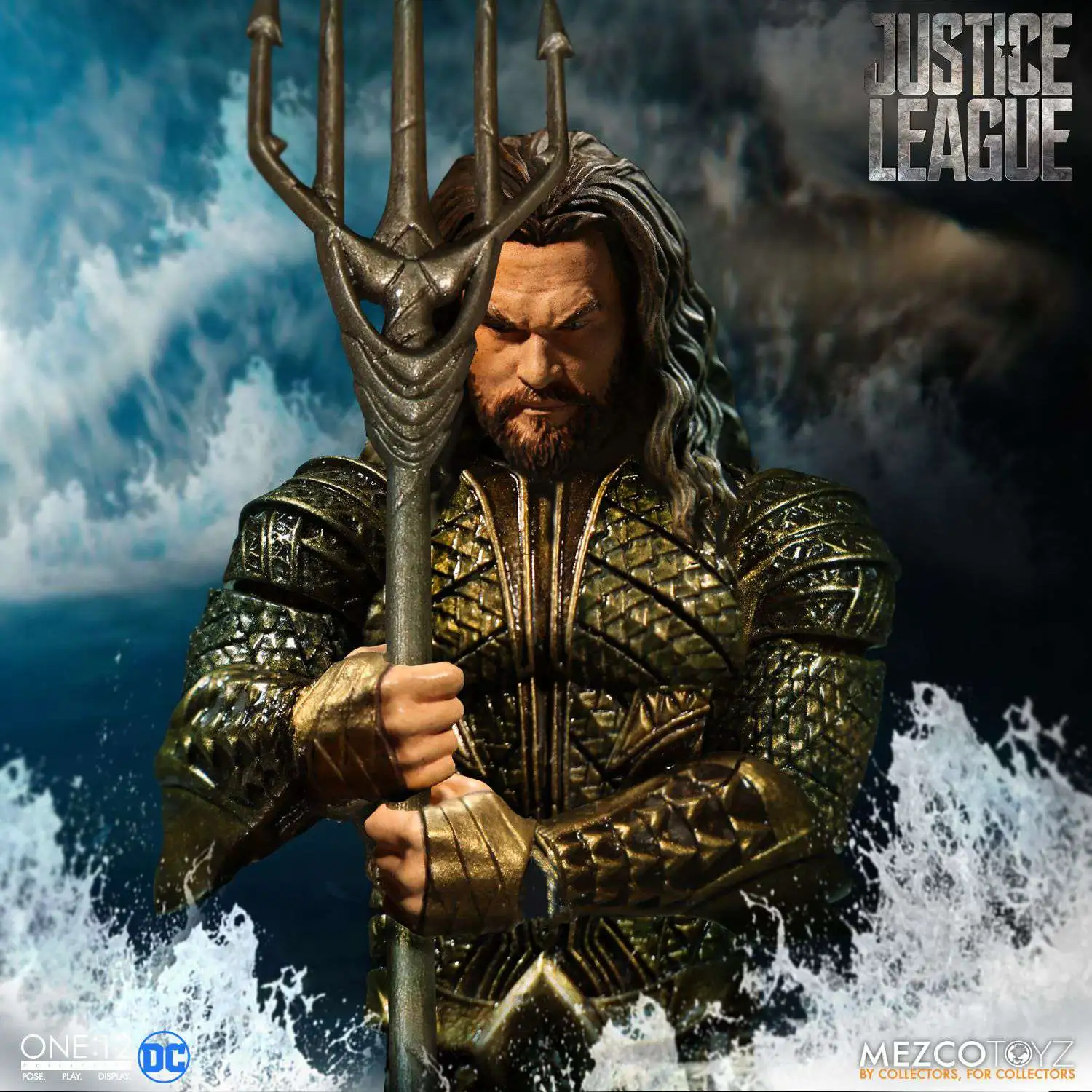 DC Comic  Aquaman 1:12 Statue Figur NEU OVP Mezco Toyz Justice League