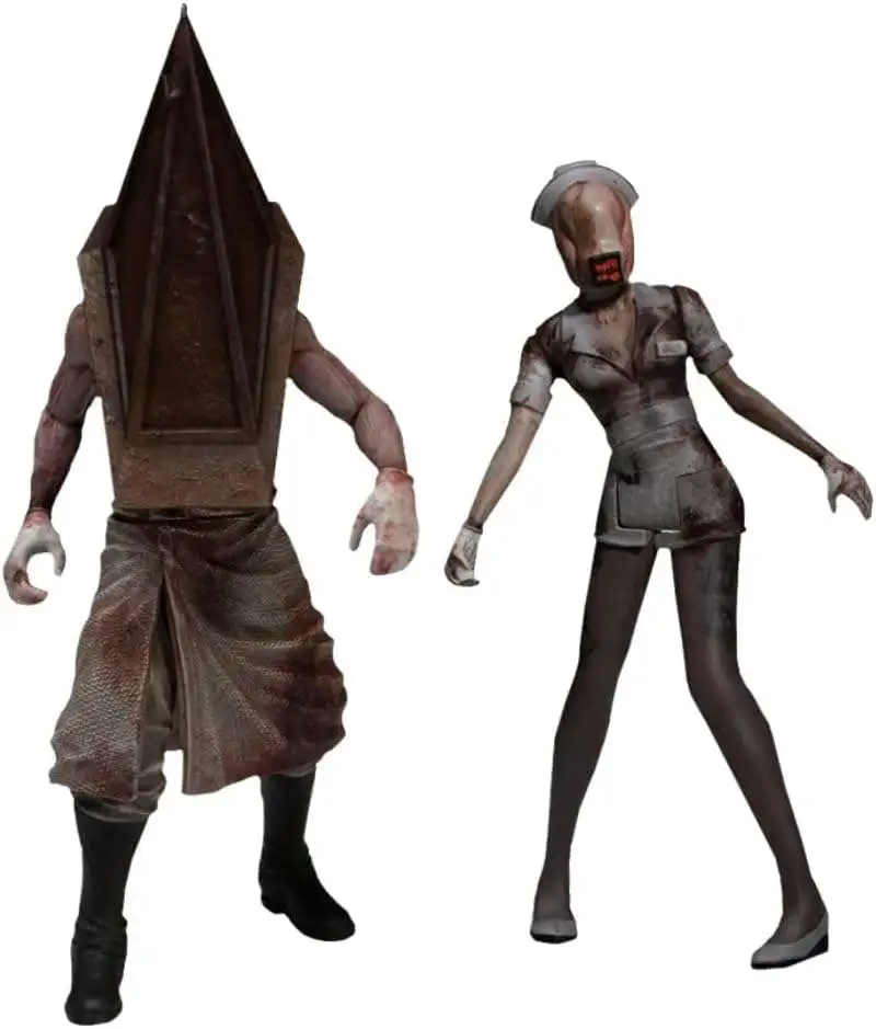 Silent Hill Bobble Head Nurse & Pyramid Head Costume