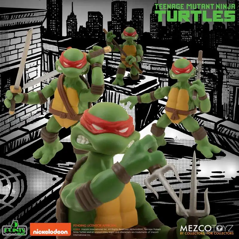 Teenage Mutant Ninja Turtles 5 Points Leonardo, Raphael, Donatello