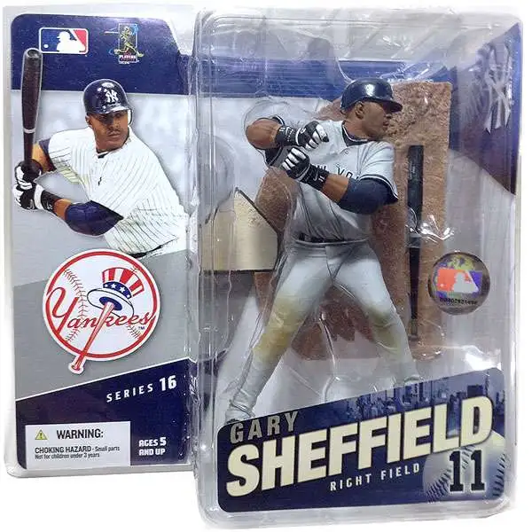McFarlane Toys MLB Sports Picks Baseball Series 16 Gary Sheffield (New York  Yankees) Action Figure [Gray Jersey Variant]