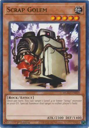 YuGiOh Maximum Gold: El Dorado Rare Scrap Golem MGED-EN059