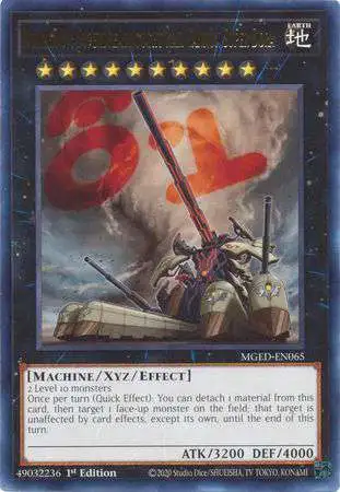 YuGiOh Maximum Gold: El Dorado Rare Number 81: Superdreadnought Rail Cannon Super Dora MGED-EN065 YuGiOh Maximum Gold: El Dorado Rare Number 81: Superdreadnought Rail Cannon Super Dora MGED-EN065
