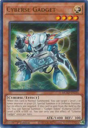 YuGiOh Maximum Gold: El Dorado Rare Cyberse Gadget MGED-EN135