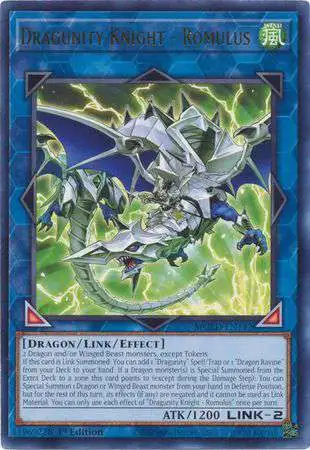 YuGiOh Maximum Gold: El Dorado Rare Dragunity Knight - Romulus MGED-EN142