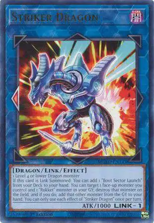 YuGiOh Maximum Gold: El Dorado Rare Striker Dragon MGED-EN145