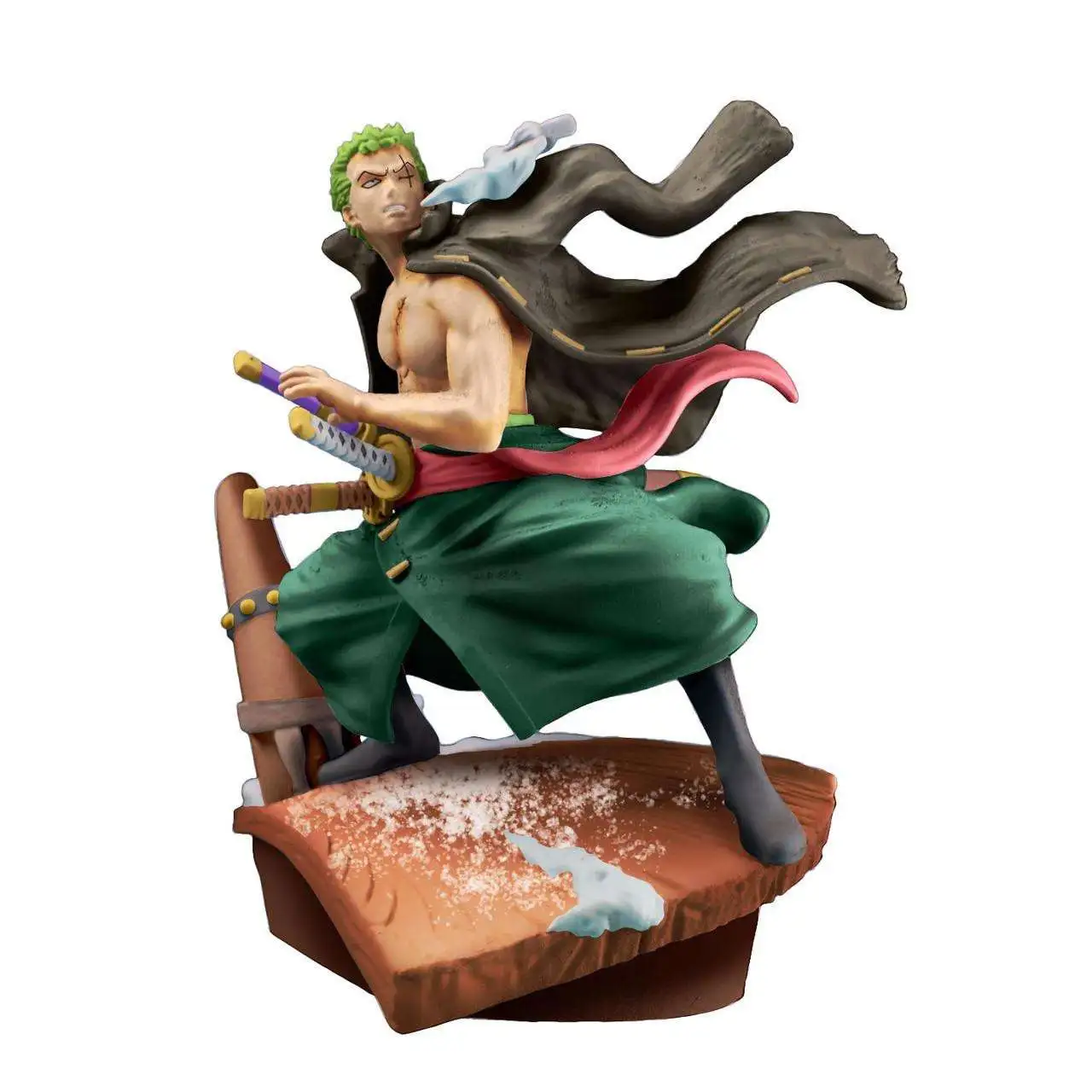One Piece Lobgox Re Birth Egghead Arc Petitrama Zoro Yakkodori 3.35-Inch Mini Figures [Loose]