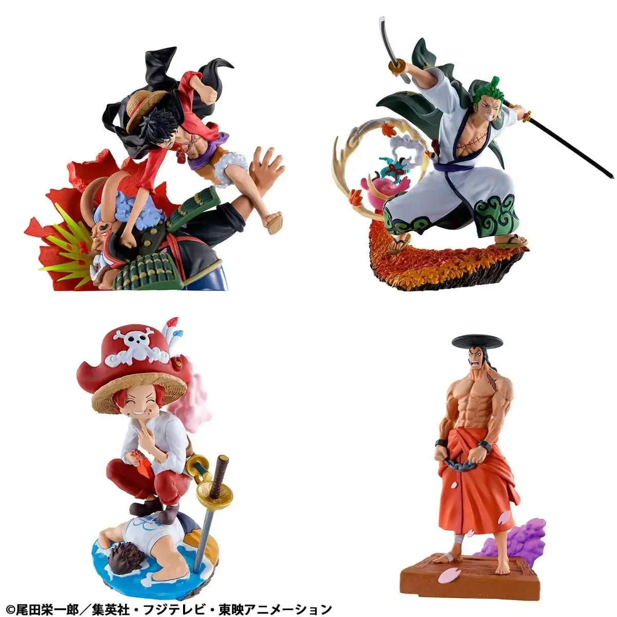 One Piece Petitrama Logbox Rebirth Wano Kuni vol.3 3-Inch Collectible PVC Figure Set [Repeat] (Pre-Order ships May)