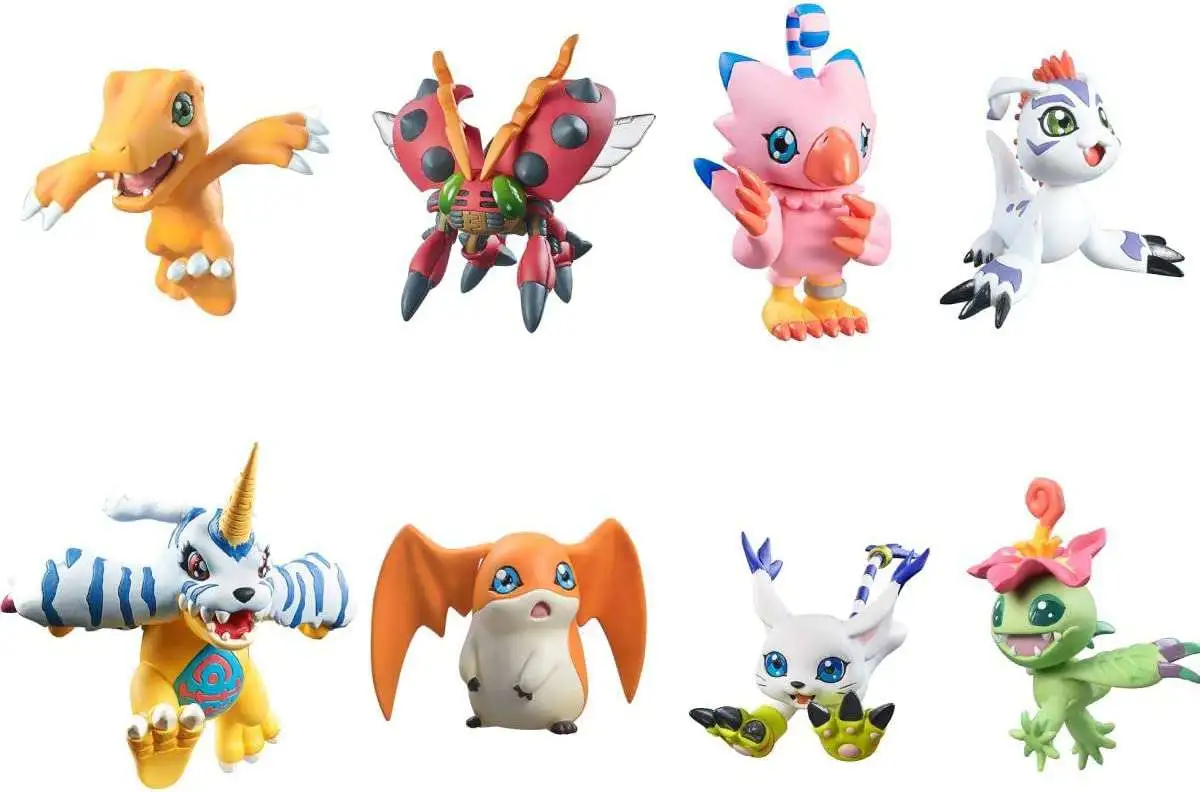 Digimon Adventure Series Chara-Pos Collection 8 pieces (Anime Toy