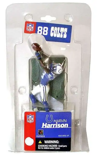 McFarlane Toys NFL Indianapolis Colts Sports 3 Inch Mini Marvin Harrison 3  Mini Figure - ToyWiz