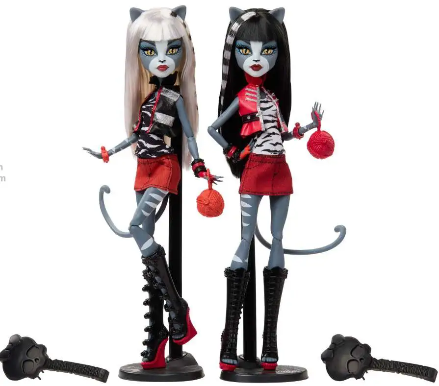 Monster High Meowlody & Purrsephone Doll 2-Pack