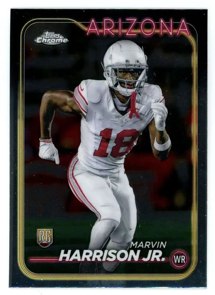 NFL 2024 Topps Chrome Football Base Marvin Harrison Jr. #204 [Rookie]