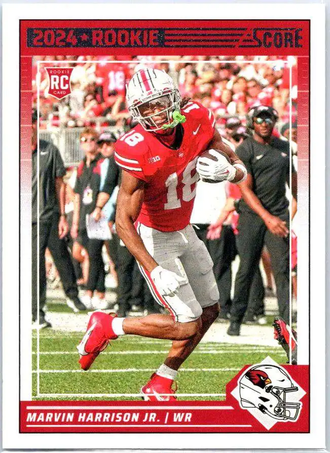 NFL Arizona Cardinals 2024 Score Football Marvin Harrison Jr. #305 [Rookie]