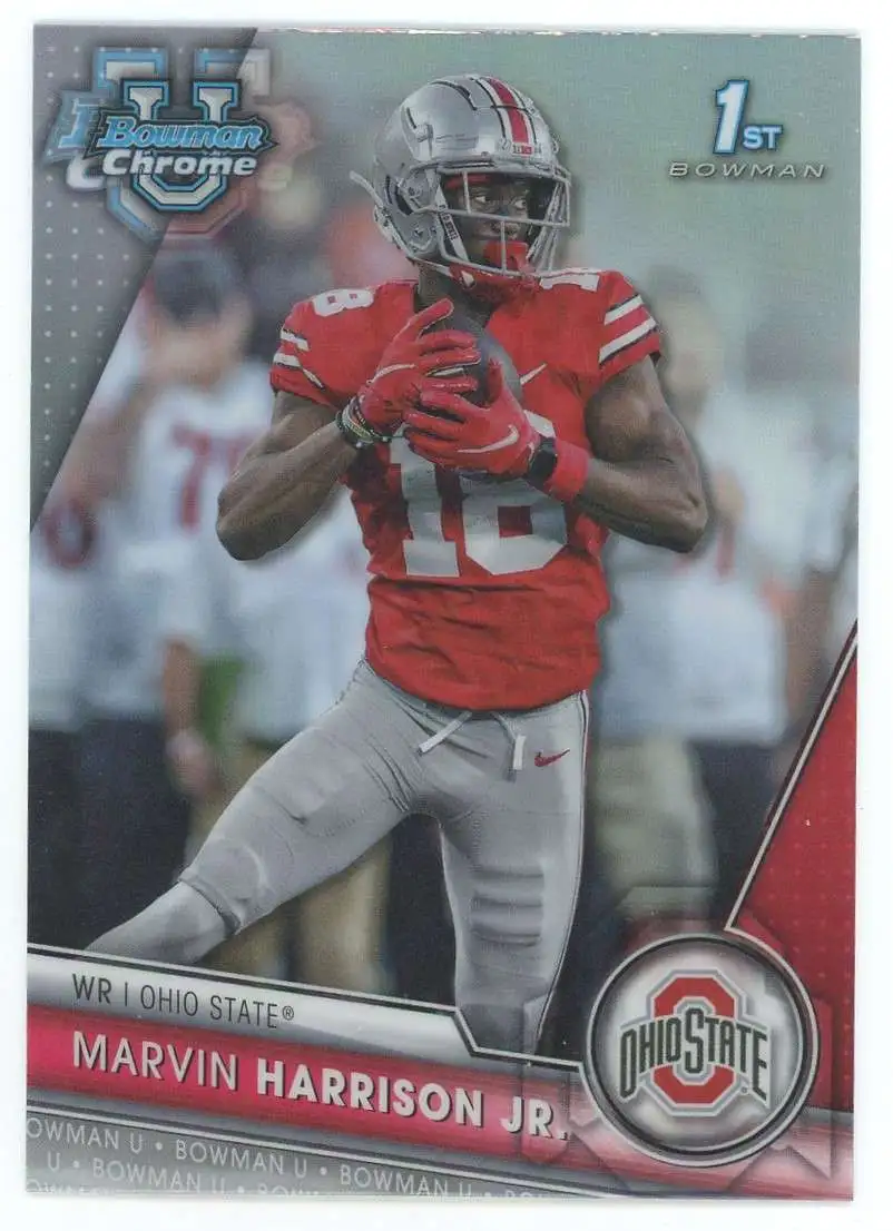 NFL 2023 Bowman Chrome U 1st Bowman Refractor Marvin Harrison Jr. #100