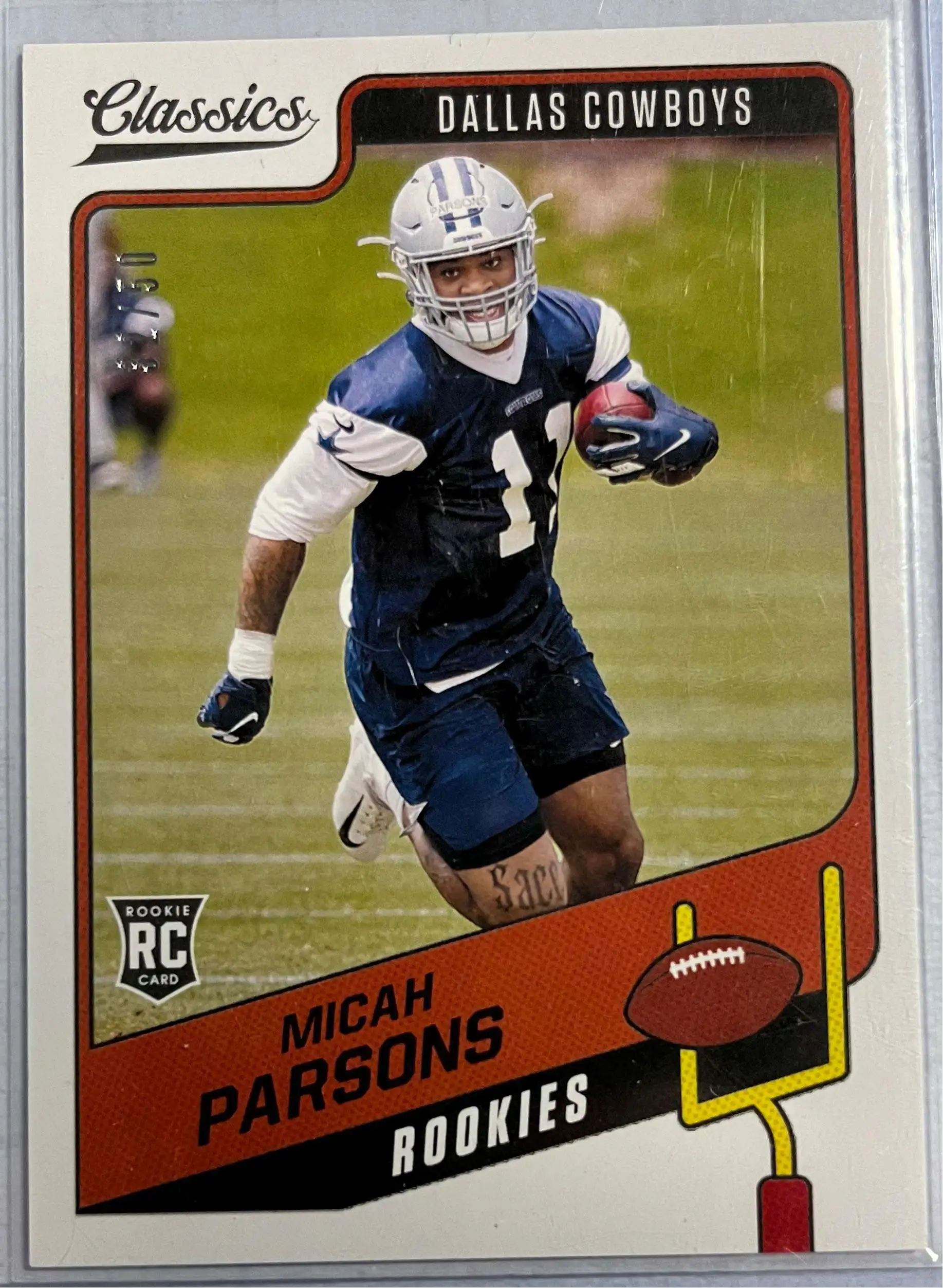 NFL 2021 Classics Football Rookie Micah Parsons #196 [32/50]