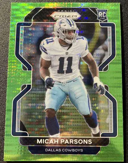 Micah Parsons 2021 Prizm Draft Picks Crusade Green #175 Price Guide -  Sports Card Investor