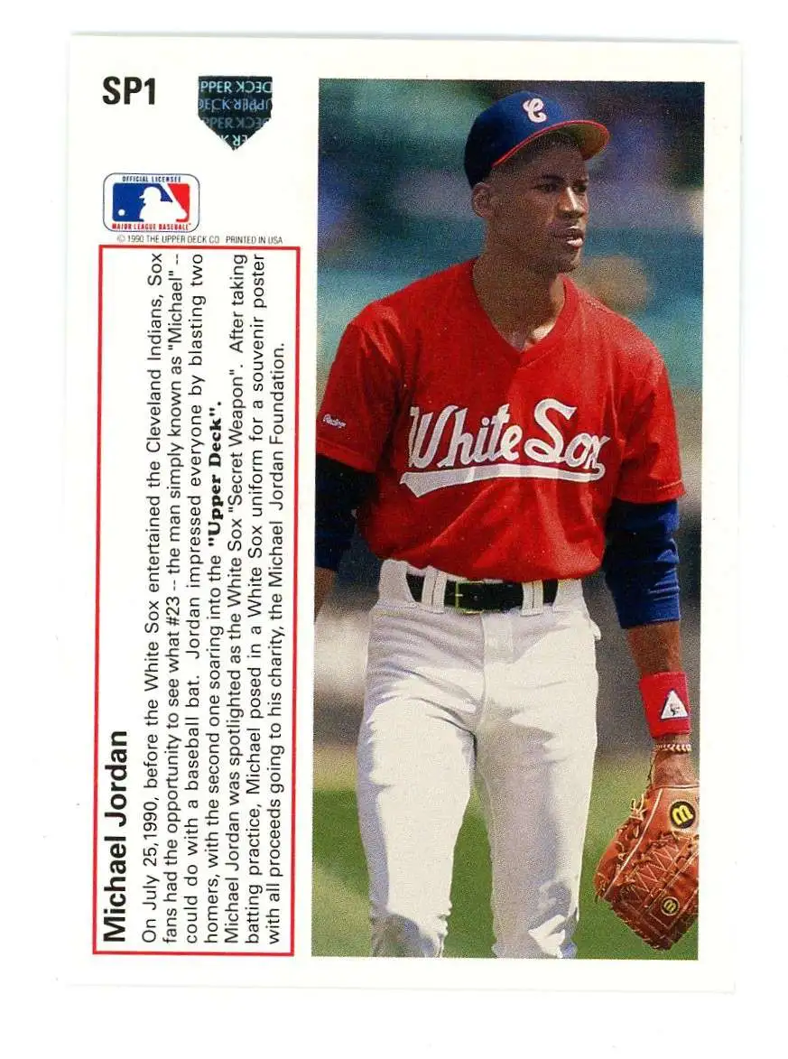 MLB 1991 Upper Deck Single Card Michael Jordan SP1 EX-MT - ToyWiz