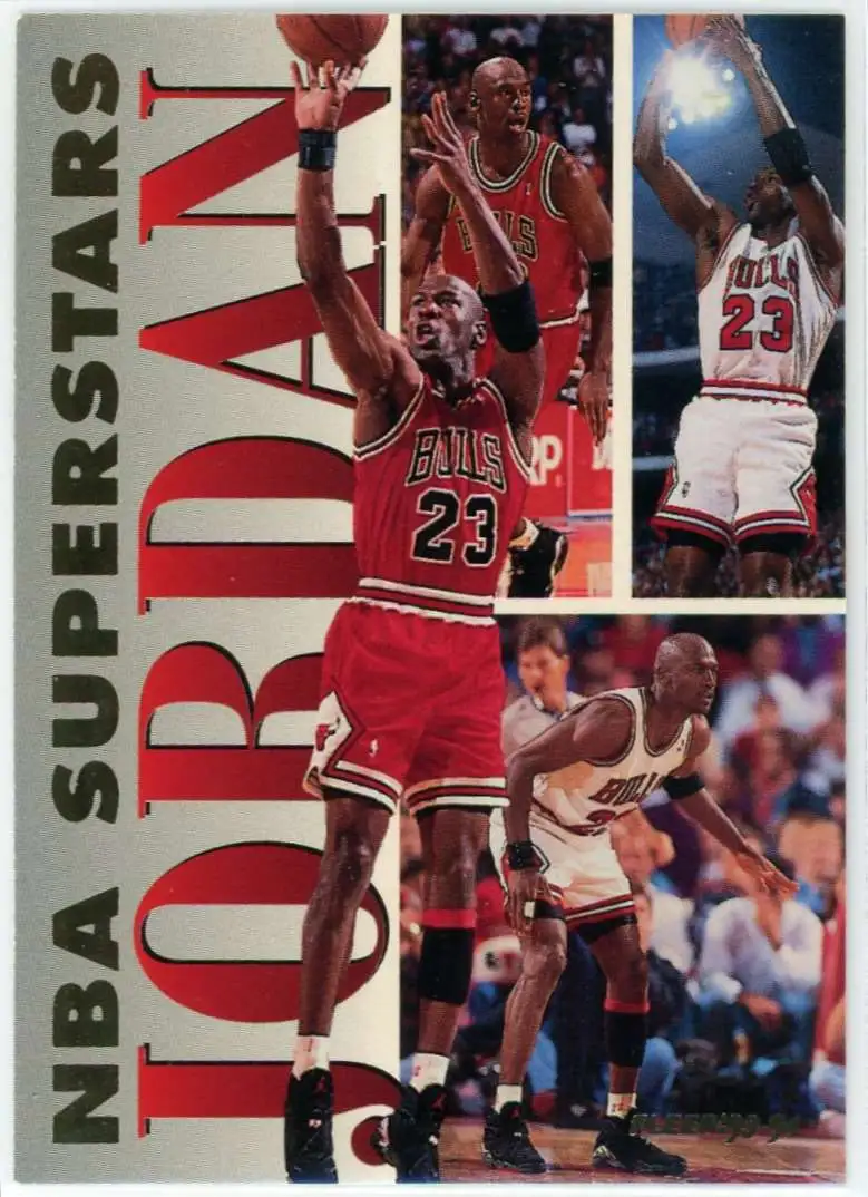 NBA 1994 Fleer NBA Superstars Michael Jordan #7 [Excellent]