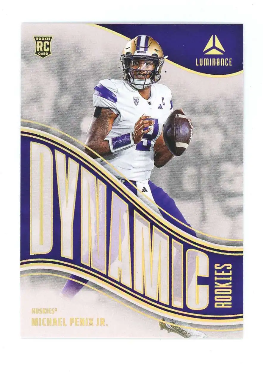 NFL 2024 Luminance Football Dynamic Michael Penix Jr. DR-MPJ [Rookie]