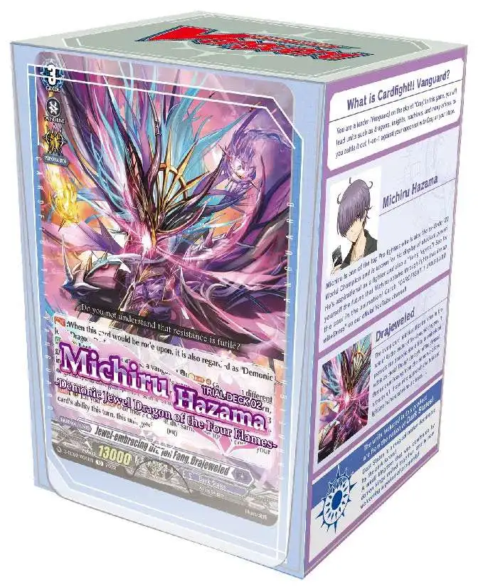 Cardfight Vanguard Trading Card Game overDress Michiru Hazama Trial Deck [Demonic Jewel Dragon of the Four Flames] (Pre-Order ships October)