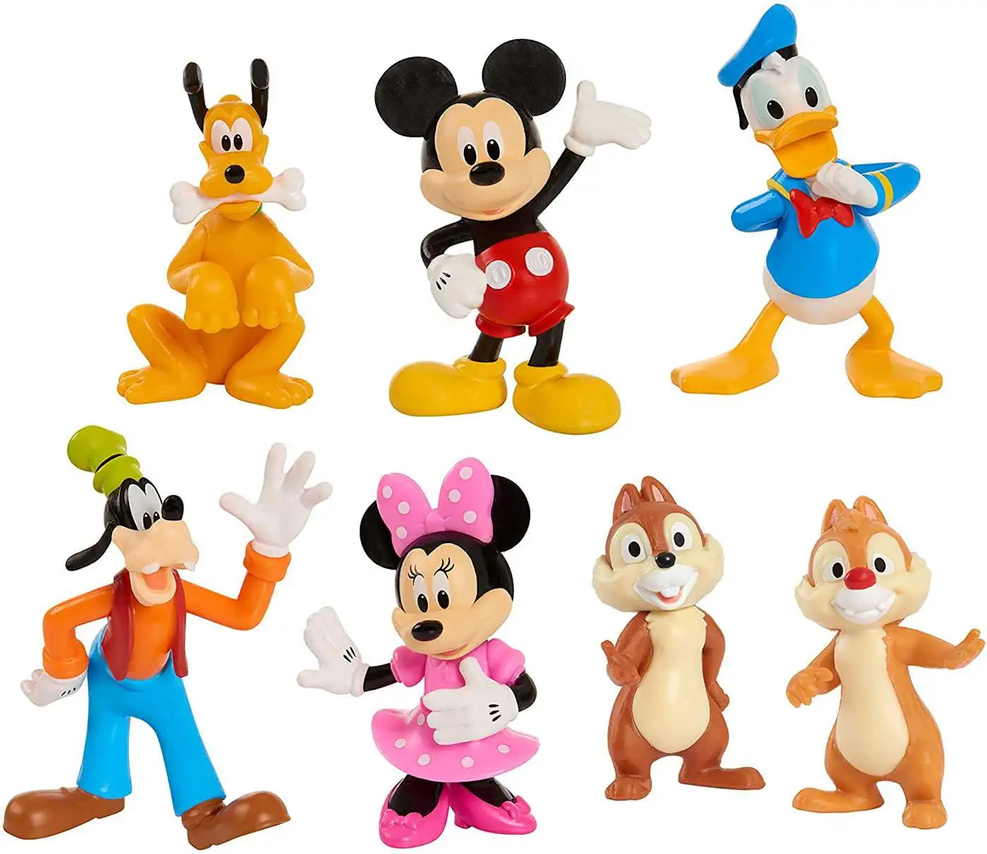 Disney Parks Mickey Mouse Friends Trolley Big Figure Minnie Donald Pluto Goofy