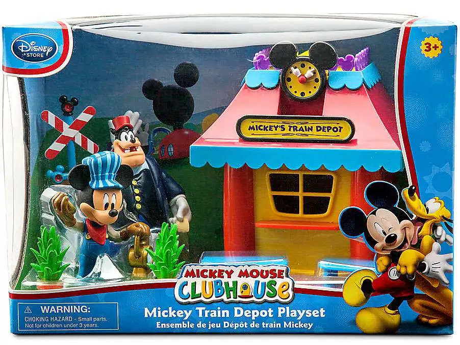 Disney Mickey Mouse Clubhouse Train Track Set Train Depot RARE Goofy ...