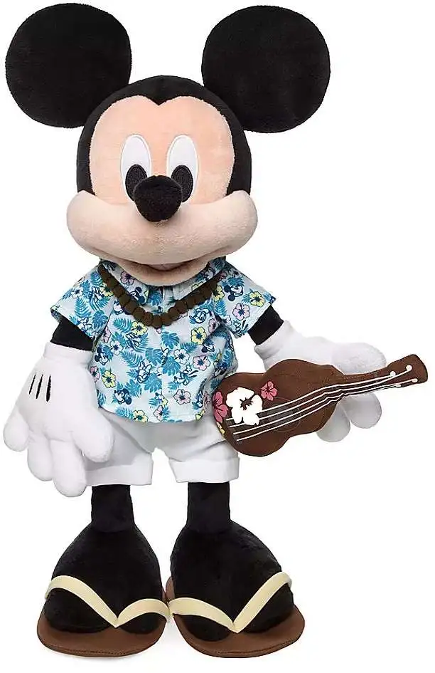 Disney Hawaii Mickey Mouse Exclusive 13-Inch Plush